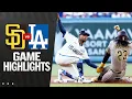 Padres vs Dodgers Game Highlights 25 MLB Highlights