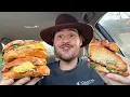 Panera NEW Breakfast Asiago Bagel Stacks Caprese Foccacia and Asiago Croissant Twists Review