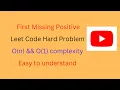 First Missing Positive 41 LeetCode Problem in Javascript