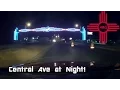 Downtown Albuquerque at Night - Central Ave Route 66