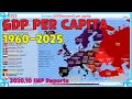 Download Lagu Europe GDP[Nominal] per capita History by Map (1960~2025)