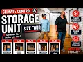 Climate Control Storage Unit Size Tour Modern Storage