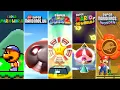 Evolution of Secret Final Levels Super Mario Games 1986 - 2026