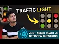 Traffic Light Project in React JS Frontend Developer Machine Coding Round
