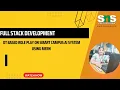 DT ROLEPLAY ON SMART AI CAMPUS SYSTEM FULL STACK DEVELOPMENT SNS INSTITUTIONS