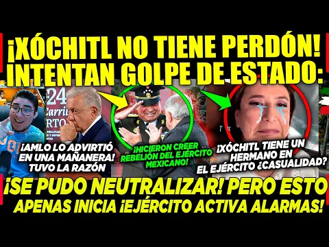 Download MP3 GOLPE DE ESTADO TECNICO! XÓCHITL APROVECHA QUE AMLO ESTA EN VEDA ¡PERO FALLARÓN! EJÉRCITO ES FIEL