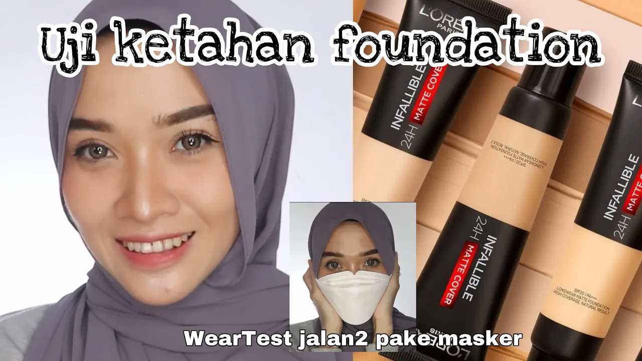 L'OREAL INFALLIBLE TOTAL COVER FOUNDATION REVIEW ( Bahasa Indonesia )
