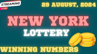 New York Midday Lottery Results For - 29 Aug 2024