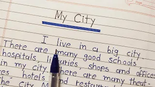 My City English Essay Write Essay On My City In English 