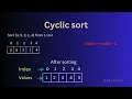 Cyclic Sort Data Structures