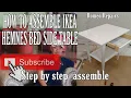 HOW TO ASSEMBLE IKEA HEMNES BED SIDE TABLE