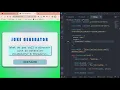 JavaScript API Joke Generator