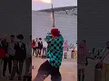 Tanjiro ignites with a stunning Hinokami Kagura performance
