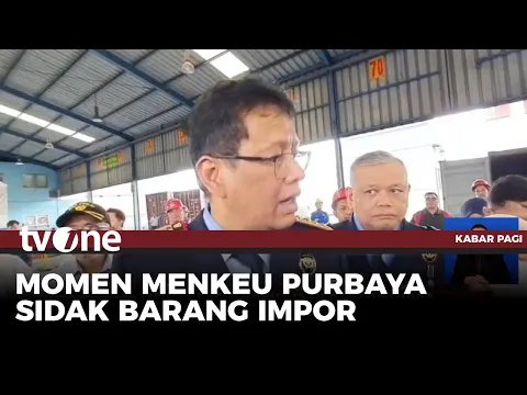 Menkeu Purbaya Sidak Pemeriksaan Barang Impor di Tanjung Priok