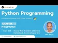 1 10 - Accept Roll Number Name input Comma Separator Python Programming
