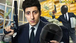🤑أخطر سرقة لأكبر بنكة في المدينة مع الشباب | GTA RP MAROC