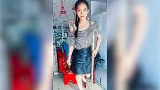 cute short leg girl having fun 2