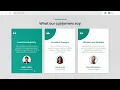 Animated Testimonials Section Using only HTML CSS