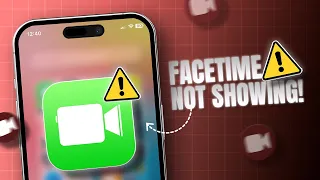 How To Fix Facetime App Not Showing on iPhone Home Screen FaceTime App Missing on iOS 18