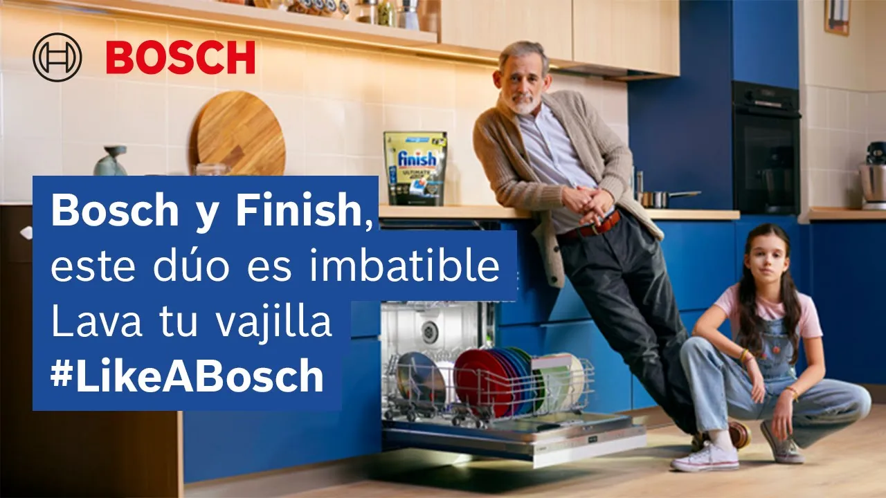 Bosch Electrodomésticos España — Bosch y Finish: Resultados perfectos, menor desperdicio de agua (YouTube video ad)