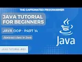 Abstract class in Java OOP Java tutorial for beginners