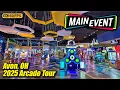 Main Event Entertainment arcade tour Avon OH new April 2025 full 4K walkthrough