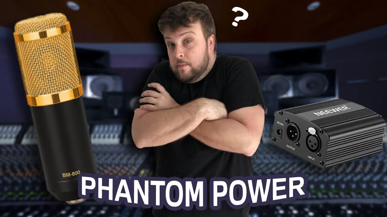 QUÉ ES LA ALIMENTACIÓN PHANTOM +48V | USO CORRECTO de un MICRÓFONO de CONDENSADOR