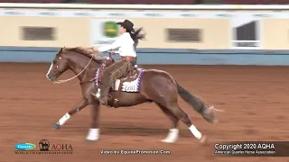 Download ELECTRIC JAVA shown by STEPHENIE BJORKMAN   2020 AQHA World Show Am  Boxing, Prelims MP3