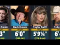 Height of the Most Famous Country Music Stars 2025
