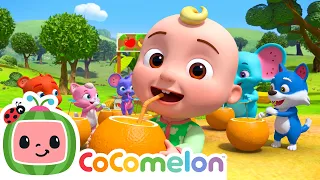 Grow Grow Grow Your Fruit 🌱🍊 | Learn Fruits with Cute Animals | CoComelon Learning Songs