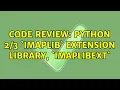 Code Review Python imaplib extension library imaplibext 2 Solutions