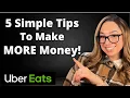 5 Simple Tips for Uber Eats Drivers to Make More Money in 2025