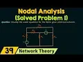 Nodal Analysis Solved Problem 1
