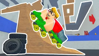 The Worlds Most INSANE Roller-Skate Park!!!