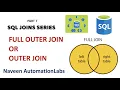 - FULL OUTER JOIN IN SQL