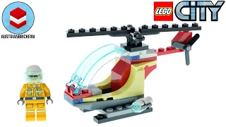 Lego City 30566 Fire Helicopter - Lego Speed Build Review