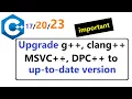 125 - SETUP Upgrade C Tools clang g MSVC Intel DPC oneAPI Base Toolkit