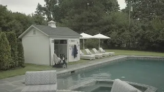 Gorgeous Pool Shed with Bar Idea by Heartland Sheds