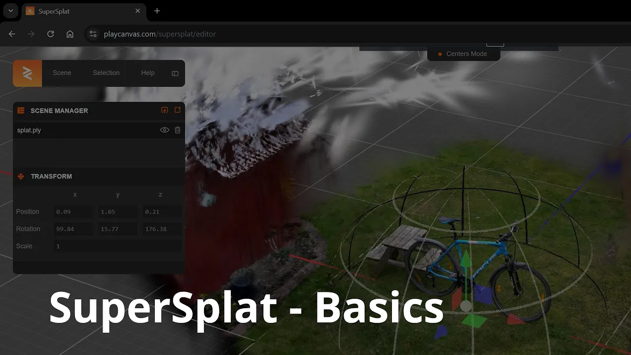 SuperSplat - Basics