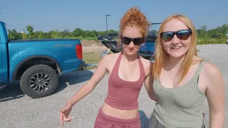 Two Girls Go Camping Fishing the Thousand Islands