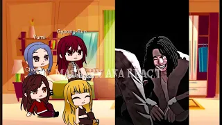 Stepmother Friends react to Seok-OH as Gun and his students lookism