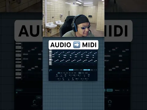 how to turn audio into midi / MIDIc on PluginVault App #flstudio #plugins #vst #beatmaker #producer