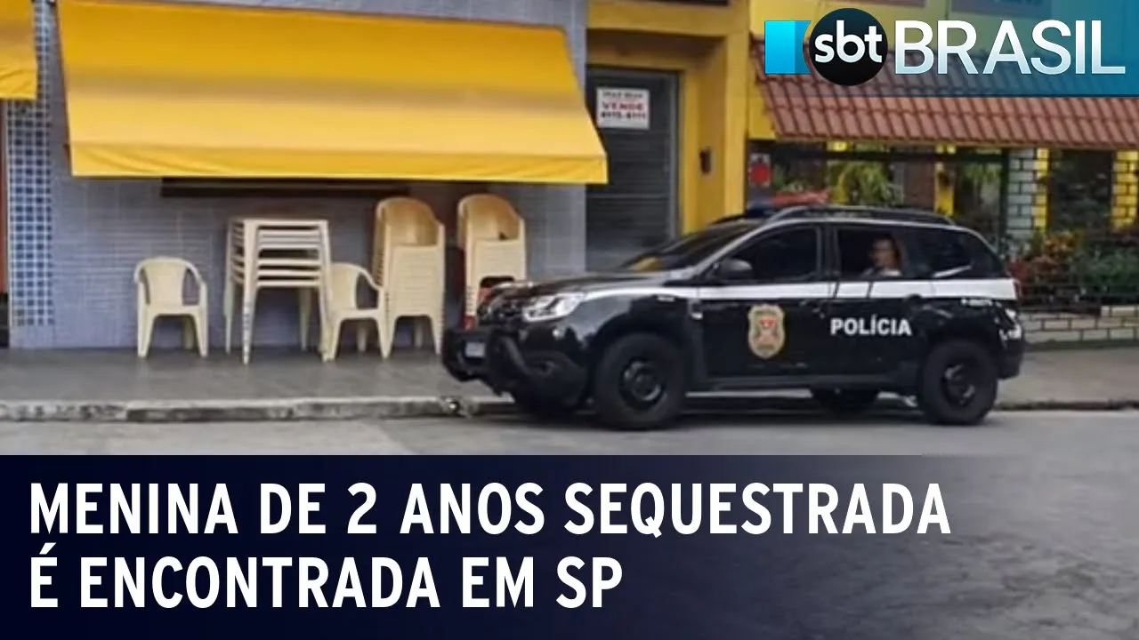 Menina de 2 anos sequestrada é encontrada em SP | SBT Brasil (03/07/23)