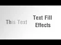 Arabic Tutorials - Create Text Fill Effects With Border On Hover