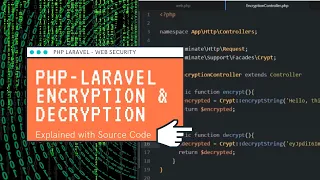 PHP LARAVEL Web Security Encrypt Decrypt String Source Code