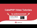 CakePHP Tutorial - Dereuromark Episode 2