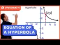 Find the Equation of a Hyperbola Graph - VividMath com