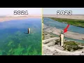 Download Lagu Euphrates river water Level comparison in the same spot 2021 vs 2023