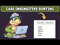 How to Perform Case-insensitive Sorting of Array in JavaScript