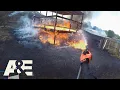 Download Lagu Biker Saves Home From Fire With Garden Hose | Rescue Cam | A\u0026E